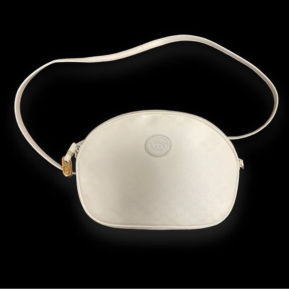 Vintage Gucci Micro GG Monogrammed Crossbody Bag White - (Authentic) - Picture 6 of 12